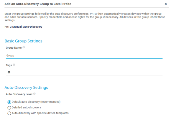 Auto-Discovery (Manual)